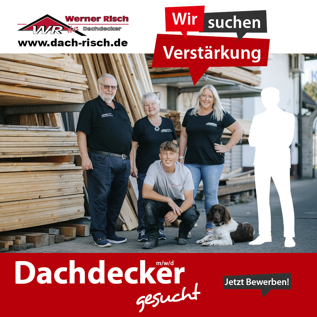 Dachdecker gesucht